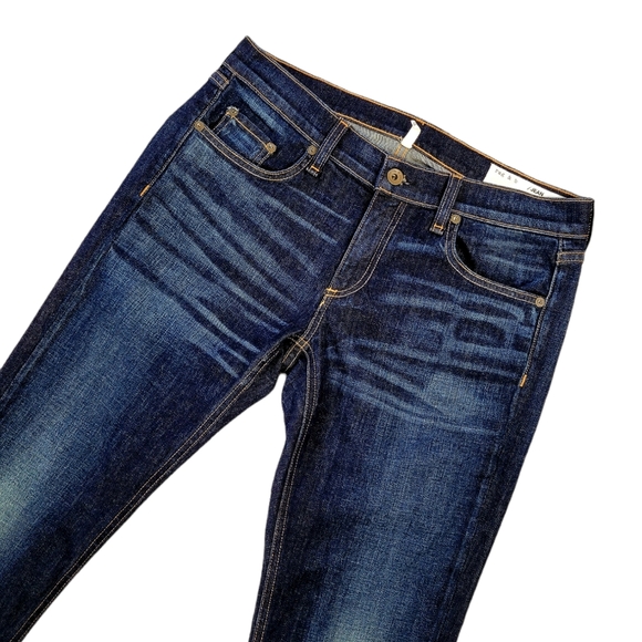 Rag & Bone Dre Raw Hem Boyfriend Denim Jeans in Yesler Wash 27 - Picture 5 of 11